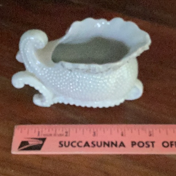 Vintage CAPODIMONTE Thames Hand Painted Japan Porcelain Cornucopia Planter - Picture 4 of 14